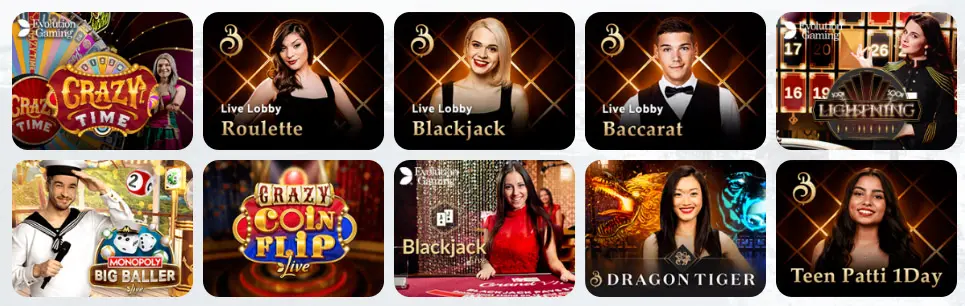 Live kasinospill SHUFFLE CASINO