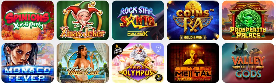 SHUFFLE CASINO Klassiske spilleautomater