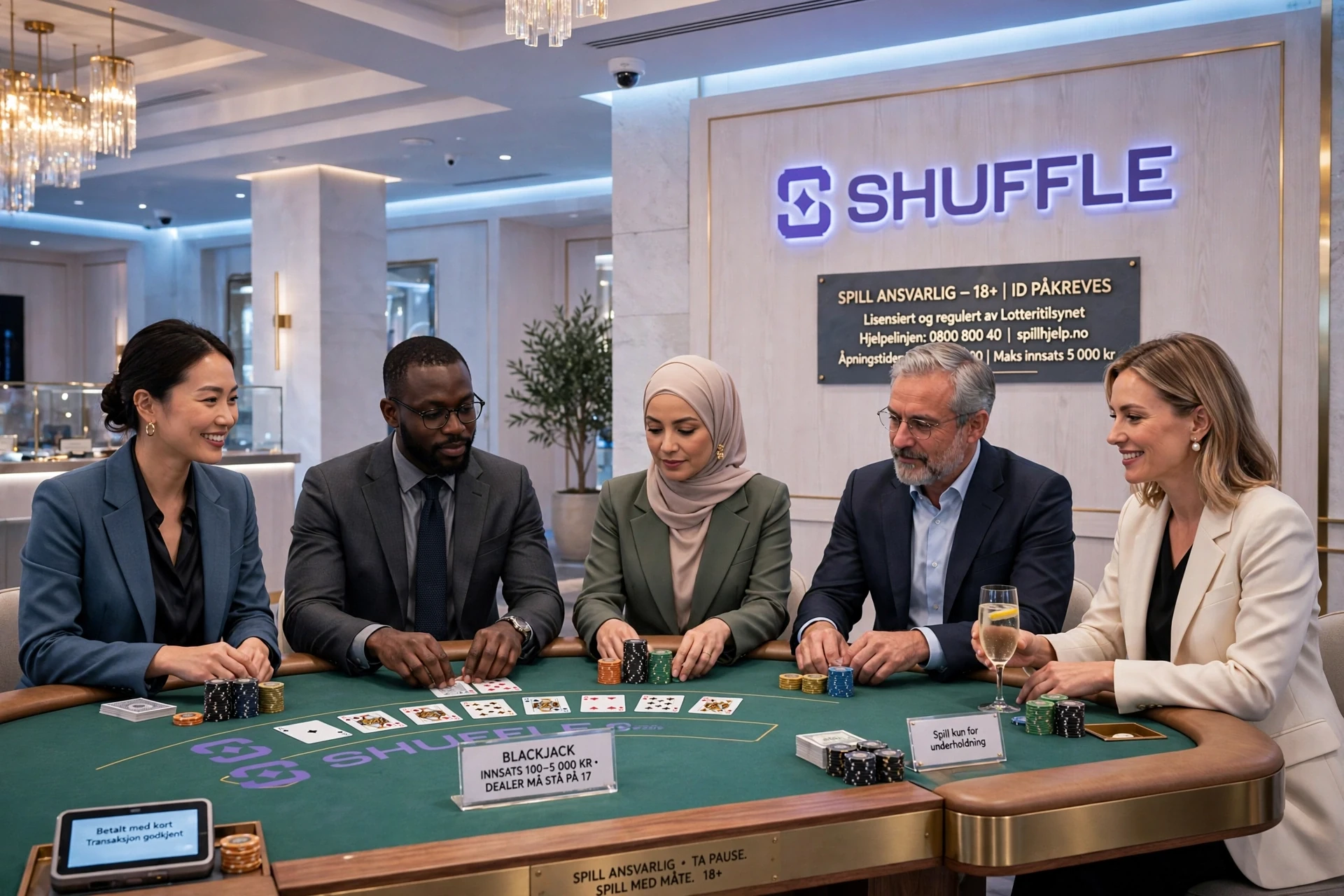 blackjack hos SHUFFLE CASINO