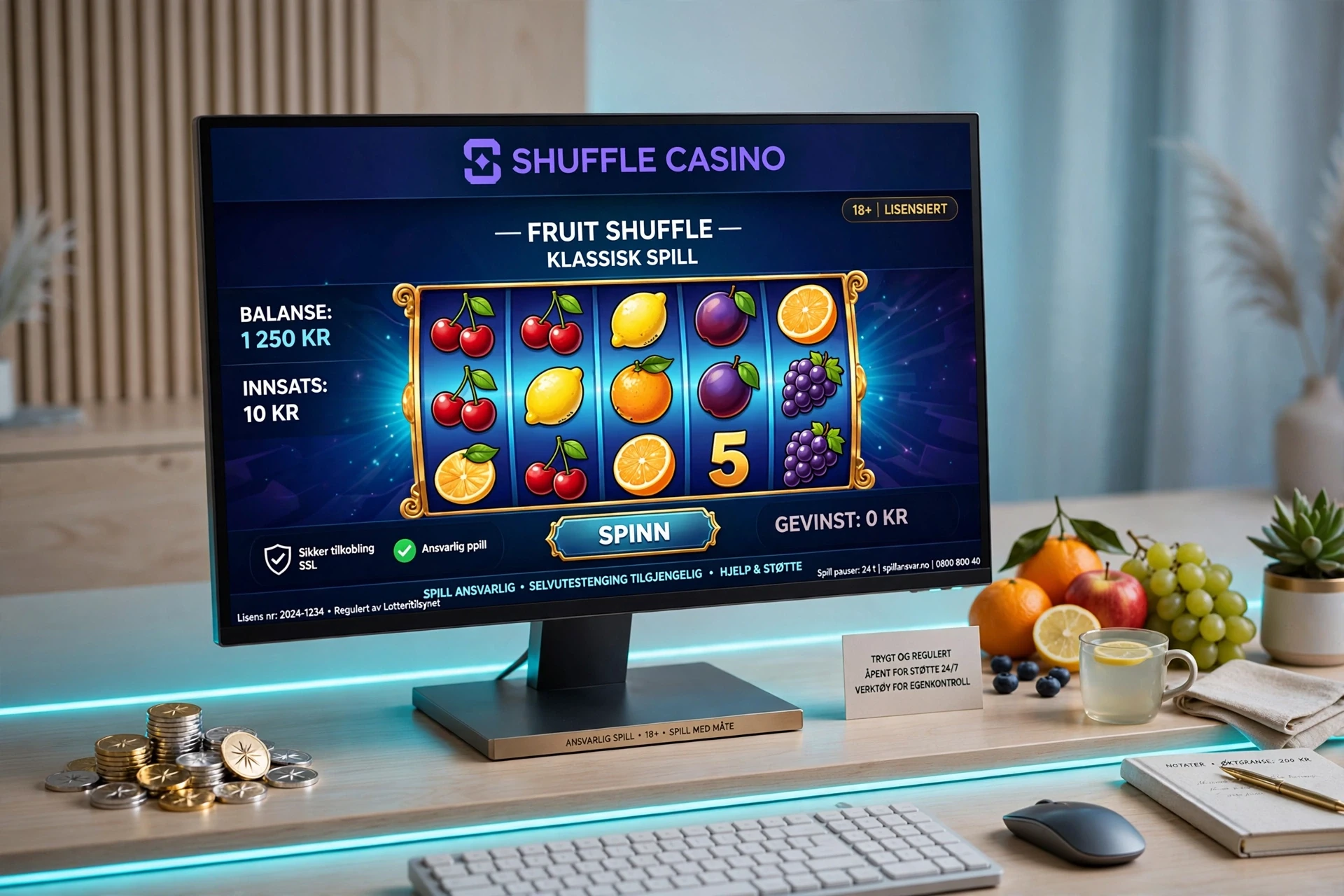 spilleautomater SHUFFLE CASINO