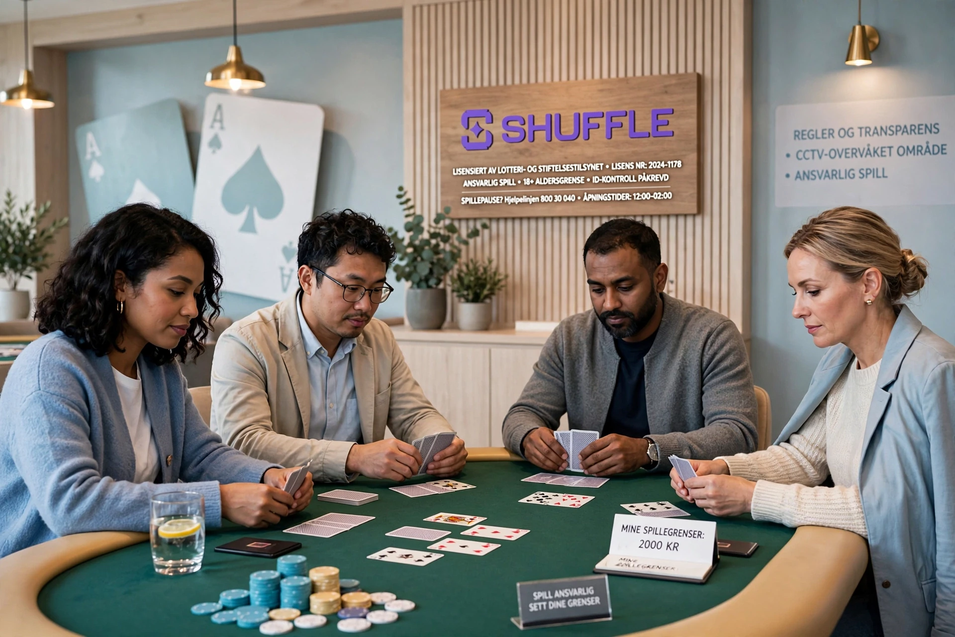 Nettpokerspill SHUFFLE CASINO